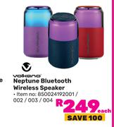 Volkano Neptune Bluetooth Wireless Speaker-Each