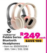 Volkano Pebble Series Bluetooth Headphones-Each