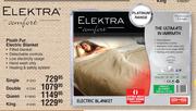 Elektra Comfort Plush Fur Electric Blanket King