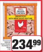 Spar IQF Frozen Chicken Drumsticks Or Wings-5kg Each
