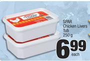 Spar Chicken Livers Tub-250g Each