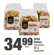 Spar Bakery Croutons Assorted-80g