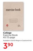 College Excercise Book A5-72 Page