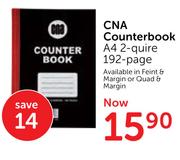 CNA Counterbook A4 2-Quire 192-Page