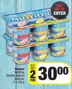 Danone Nutriday Smooth Yoghurt Assorted-For Any 2 x 6 x 100g