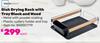 Mainstays Dish Drying Rack With Tray Black & Wood-Each