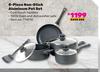 Bennett Read 8 Piece Non Stick Aluminium Pot Set