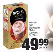 Nescafe Gold Cappuccino Sticks (Selected)-8s/10s Per Pack