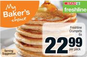 Freshline Crumpets-6s Per Pack