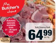 Bulk Stewing Beef-Per Kg