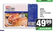 Spar Viennas (Red Or Smoked Only)-500gm Each