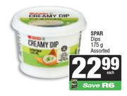 Spar Dips Assorted-175gm Each