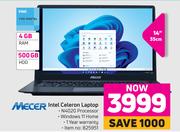 0Mecer Intel celeron Laptop