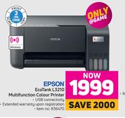 Epson Eco Tank L3210 Multifunction Colour Printer