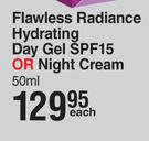 Pond's Flawless Radiance Hydrating Day Gel SPF 15 Or Night Cream-50ml Each