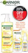 Garnier Skin Active Even & Matte Vitamin C Cleansing Gel Wash-400ml