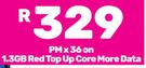 Vivo Y17s Smartphone-On 1.3GB Red Top Up Core More Data