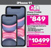 Apple iPhone 11 64GB Smartphone-Each