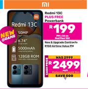 Redmi 13C Plus Free Powerbank-Each