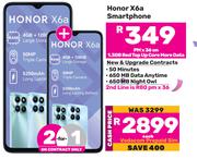 Honor X6a Smartphone-On 1.3GB Red Top Up Core More Data