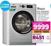 Whirlpool 9 Kg/6 Kg Washer Dryer FWDG96148