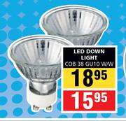 LED Down Light COB 38 GU 10 W/W