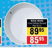 Bulk Head Cool White Round Flat EL12
