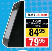 Flash LED Slim Wall Lamp 18W 6