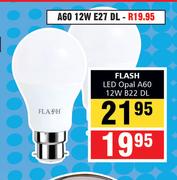 Flash LED Opal A60 12W B22 DL