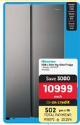 Hisense 508L Side By Side Fridge H670SIT