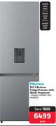 Hisense 347L Bottom Fridge/Freezer With Water Dispenser H450BIT-WD