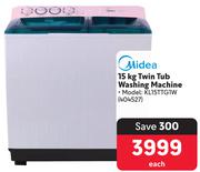 Midea 15Kg Twin Tub Washing Machine KL15TTG1W