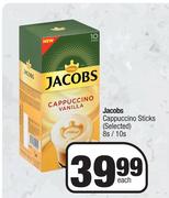 Jacbs Cappuccino Sticks (Selected)-8s/10s Each