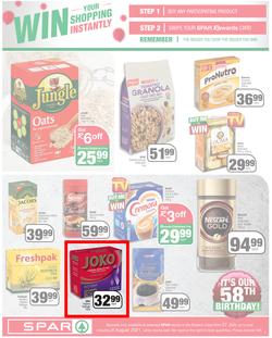SPAR EASTERN CAPE : Go Big (27 July - 8 August 2021) Valid in Acres, Algoa Park, Aliwal North, Aspen, Burgersdorp. Cambridge, Camdeboo, Cradock, Crossways, Dagbreek, Fig tree, Fleet, Linton, page 5