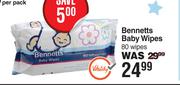 Bennetts Baby Wipes 80 Wipes