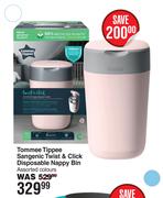 Tommee Tippee Sangenic Twist & Click Disposable Nappy Bin Assorted Colours