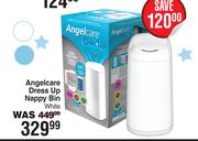 Angelcare Dress Up Nappy Bin White