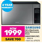 Samsung 32L Electronic Solo Microwave Oven ME0113M1/XF