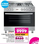 Univa 5 Burner Gas Cooker Electric Stove UGE019SI