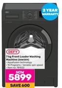 Defy 7Kg Front Loader Washing Machine DAW384