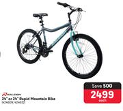 Raleigh 24" Or 24" Rapid Mountain Bike-Each