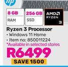 Hp 15.6"(39cm) Ryzen 3 Processor