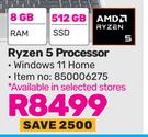 Hp 15.6"(39cm) Ryzen 5 Processor