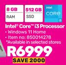 Lenovo 15.6"(39cm)  Intel® Core™ i3 Processor