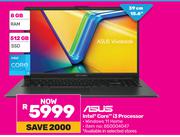 Asus 15.6"(39cm) Intel® Core™ i3Processor