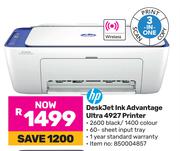 HP Desk Jet Ink Advantage Ultra 4927 Printer