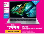 Acer 15.6"(39cm)Aspire 3 Intel® Core™ i5 Processor