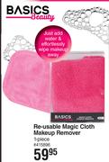 Basics Beauty Re-Usable Magic Cloth Makeup Remover 1 Piece