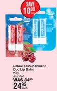 Nature's Nourishment Duo Lip Balm Assorted-9.6g Each