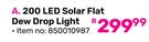 200 LED Solar Flat Dew Drop Light